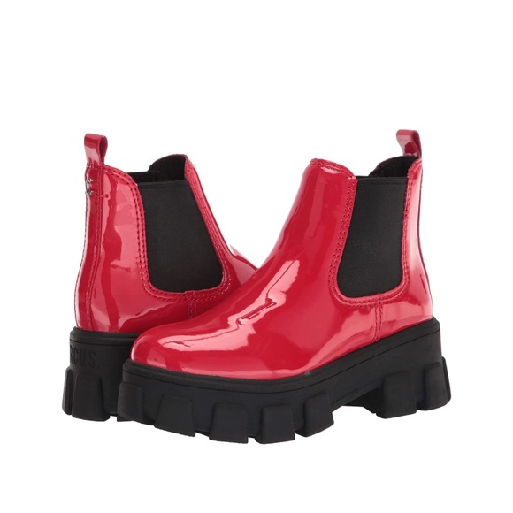 Circus by Sam Edelman Shoes - Circus by Sam Edelman Red Ankle Boots